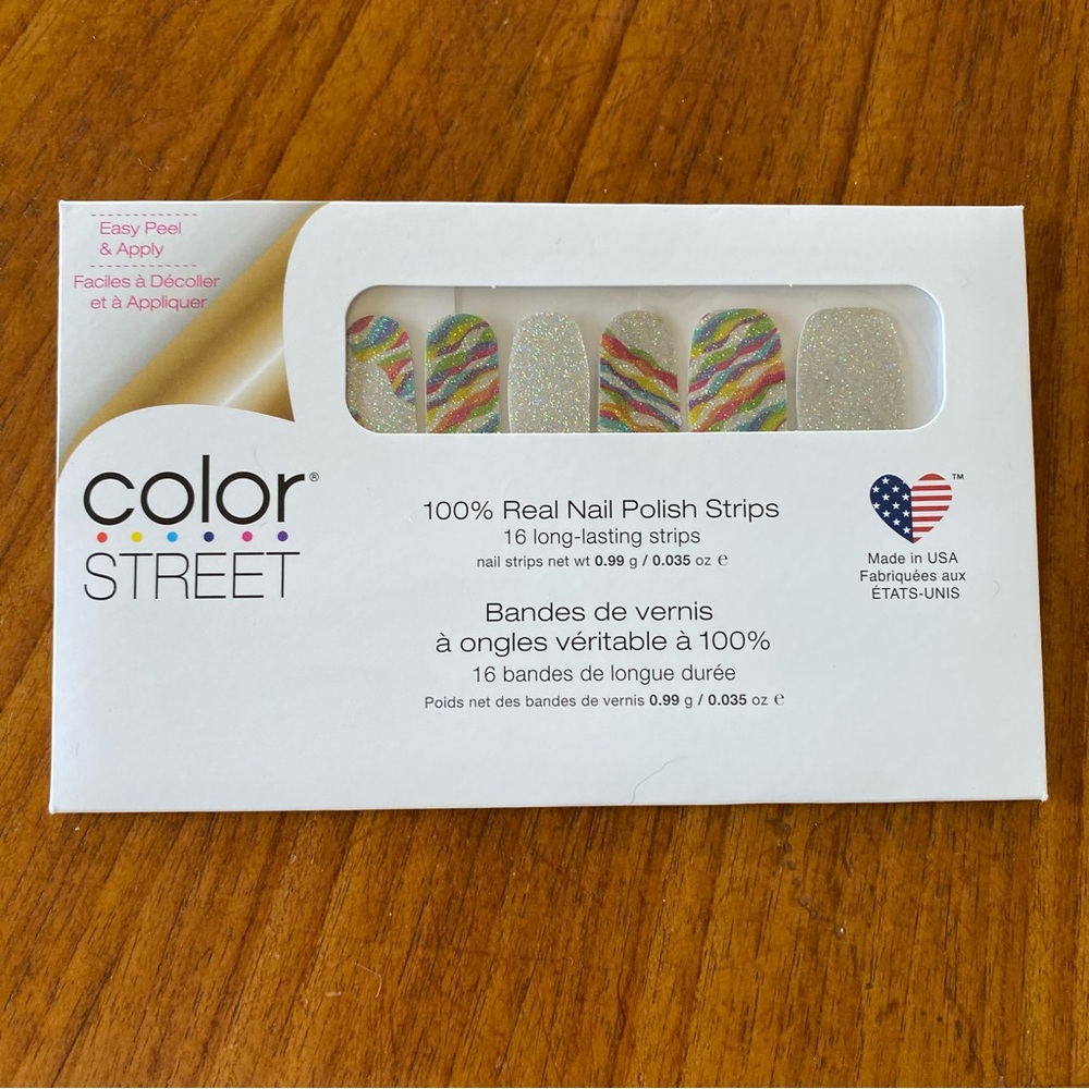 4/$25 Color Street Nail Polish Strips NWT “Inner Strength”